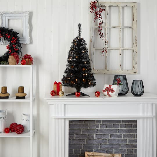 3ft. Pre-Lit Artificial Christmas Tree